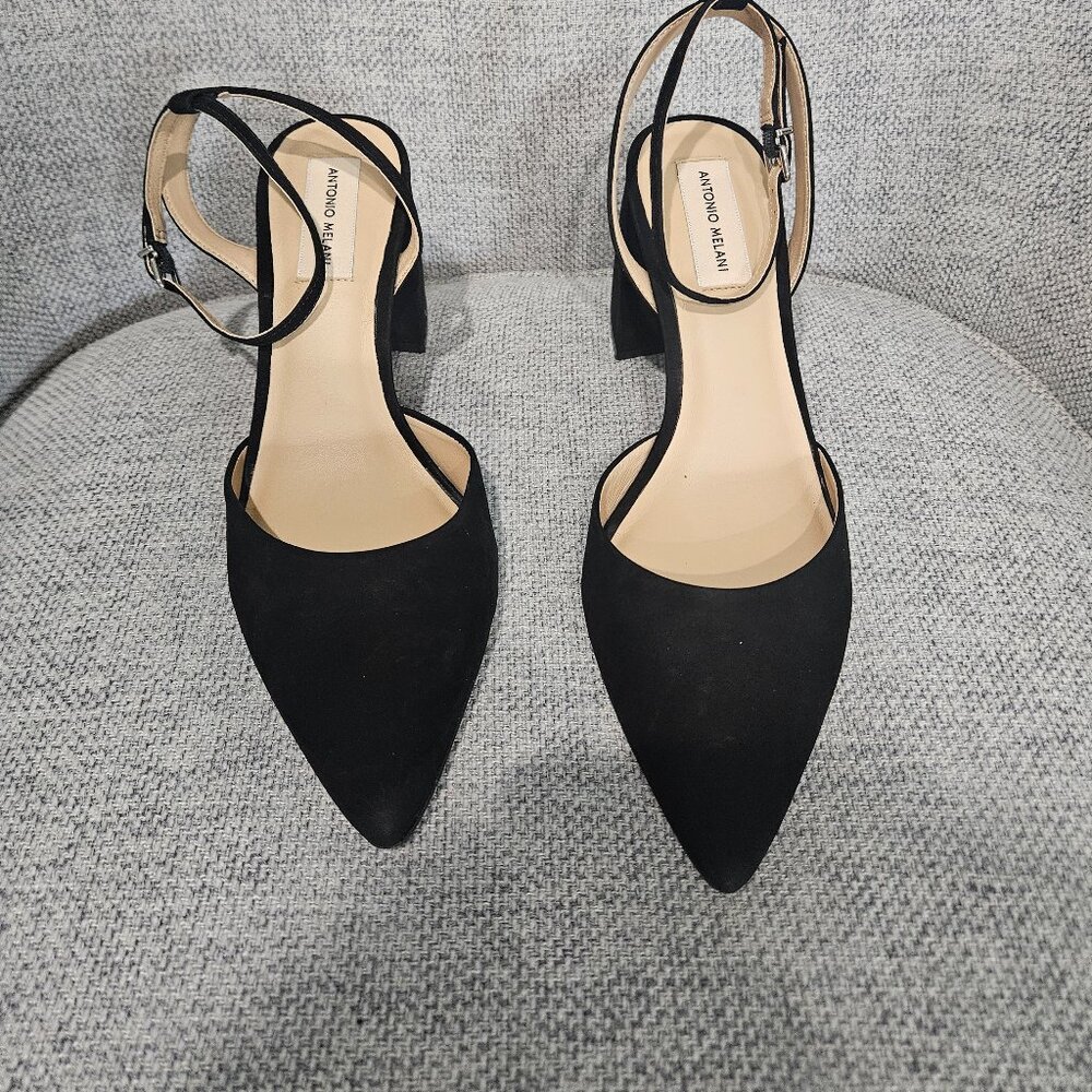 Antonio Melani Black Ankle strap size 10